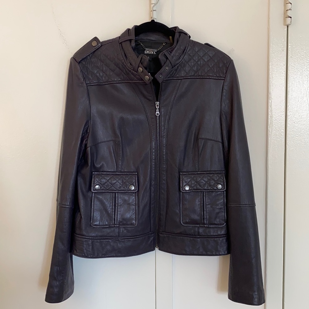DKNY Leather Jacket